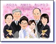 似顔絵サンクスボード